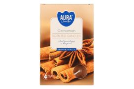 Aura Tuoksulämpökynttilä Cinnamon 6kpl 281942