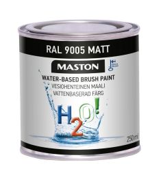 Maston Maston H2O! matta musta RAL9005 250ml 1729005
