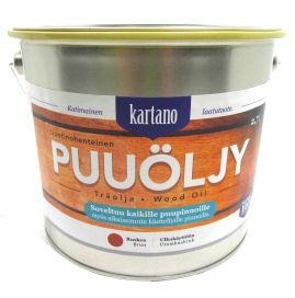Kartano Kartano puuöljy ruskea 2,7L liuotinohenteinen