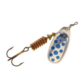 Mepps Mepps Aglia Comet Decoree 4 hopea/sininen lippauistin 8g M175