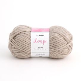 Lankava Lempi villalanka 107 vaalea beige 50g