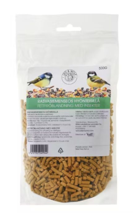 Leo&Wolf Rasvasiemenseos hyonteisilla 500g 4994 Leo&Wolf Rasvasiemenseos hyonteisilla 500g 4994