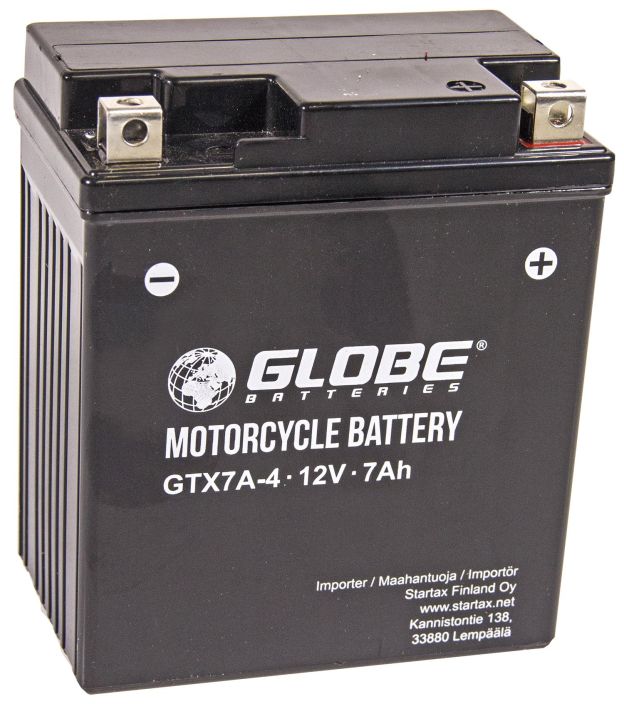 Globe akku 7Ah 1805-GTX7A-4 OK