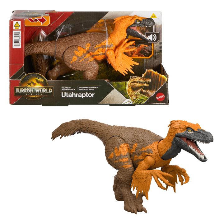 Jurassic World Wild Roar dinosaurus lajit. JGB87 02525005 tuotekuva 3 Jurassic World Wild Roar dinosaurus lajit. JGB87 02525005 tuotekuva 3