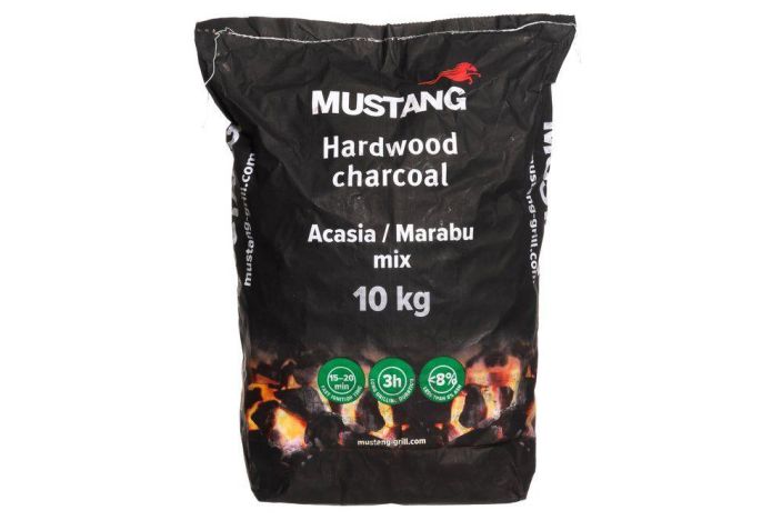 Mustang grillihiili Akaasia/Marabu 10kg 642562 924-2485