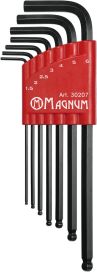 Magnum Kuusiokoloavainsarja 1,5-6mm 7-osainen 30207