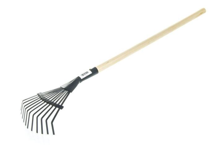 Lasten harava metallinen puuvarrella 81cm 128052 924-1270