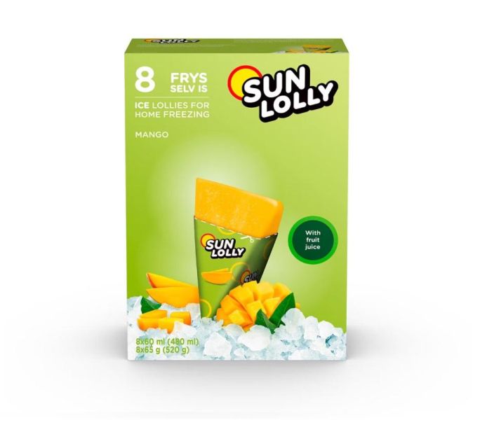 Sun Lolly pakastettava mehujaa Mango 8x60ml 1001201