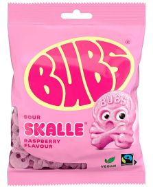Bubs Raspberry skalle 90g