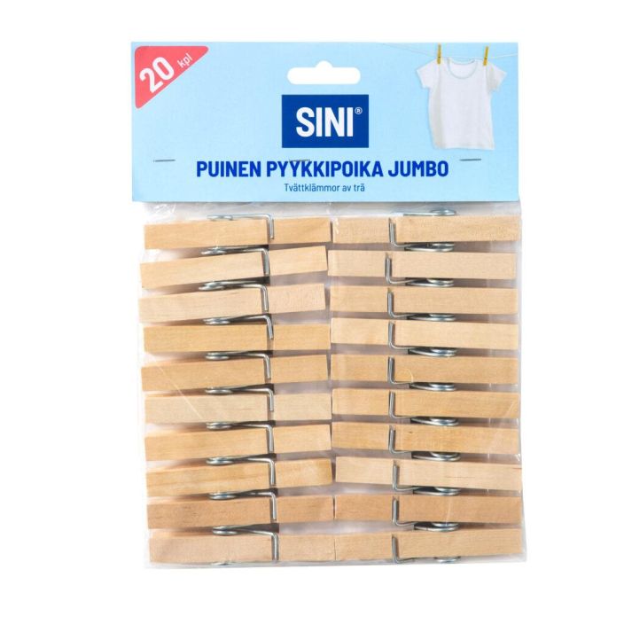 Sini pyykkipoika puu 20kpl 1425 922-949