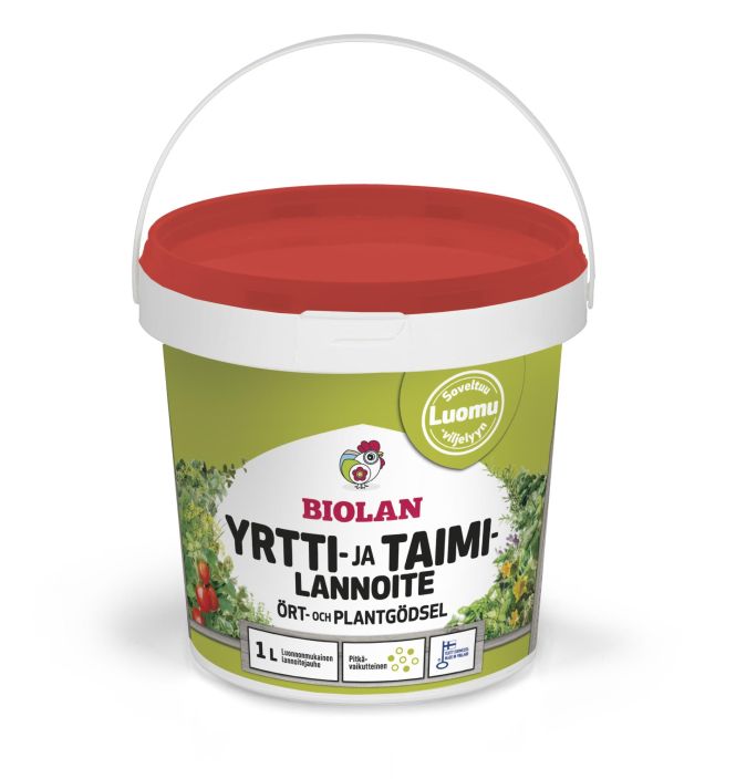 Biolan yrtti- ja taimilannoite 1L 56544522 940-108