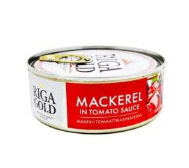 Riga Gold Makrillipalat tomaattikastikkeessa 240g/144g