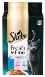 Sheba Fresh&Fine kalalajitelma hyytelössä 6x50g