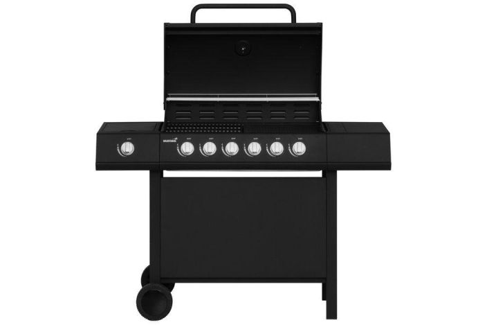 Mustang Kaasugrilli Kingsville 6+1 Black 641018 tuotekuva 5