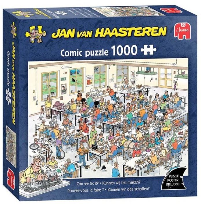 JvH Can we fix it? 1000 palaa Jan Van Haasterenin persoonallinen 1000 palan palapeli JvH Can we fix it? 1000 palaa Jan Van Haasterenin persoonallinen 1000 palan palapeli