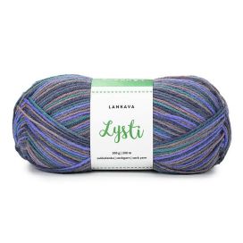 Lankava Lysti sukkalanka 6221 sinivuokko 100g