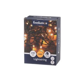 Finnlumor Valoketju 240LED meripihka