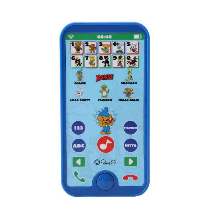Bamse mobiltelefon Leikkipuhelin ruotsinkielinen 56023000 tuotekuva 1
