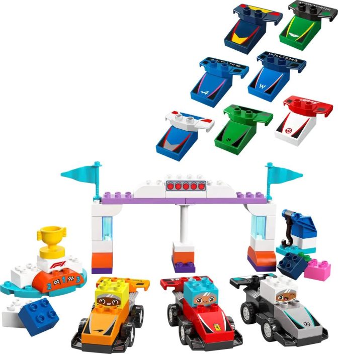 Duplo F1®-tiimin kilpa-autot ja kuljettajat 10445  tuotekuva 2