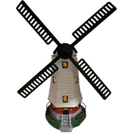Tuulimylly solar puutarhavalaisin 51cm