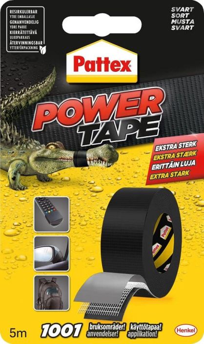 Pattex Power Tape 5m musta 2893896 938-567