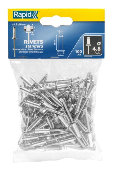 Rapid vetoniitti 4,8x16mm 100kpl R5000382 930-143 Rapid vetoniitti 4,8x16mm 100kpl R5000382 930-143