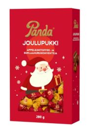 Panda Panda Joulupukki appelsiinitoffeesuklaa 280g