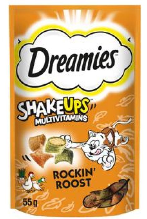 Dreamies Shake Ups Rockin' Roost 55g 455725 905-2038