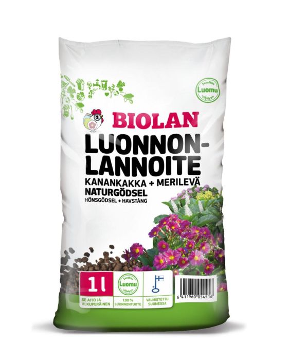 Biolan luonnonlannoite 1L 53642100 940-120