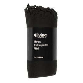 4Living 4Living Fleecehuopa Polaire 114x140cm musta 617288