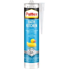 Pattex Pattex Bath&Kitchen silikonimassa valkoinen 280ml 2645996 POISTUU