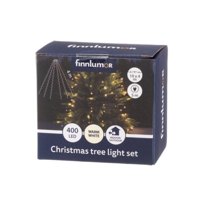 Finnlumor kuusenvalosarja 400led 611547 924-286