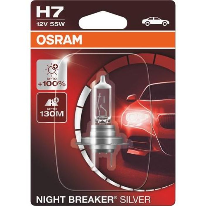 Osram H7 Night Breaker Silver 10-64210NBS-1BL 908-1661