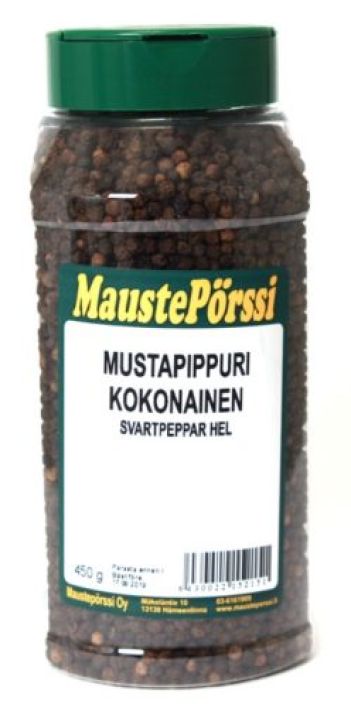 Mustapippuri kokonainen 0,8 prk (450g) 902-619