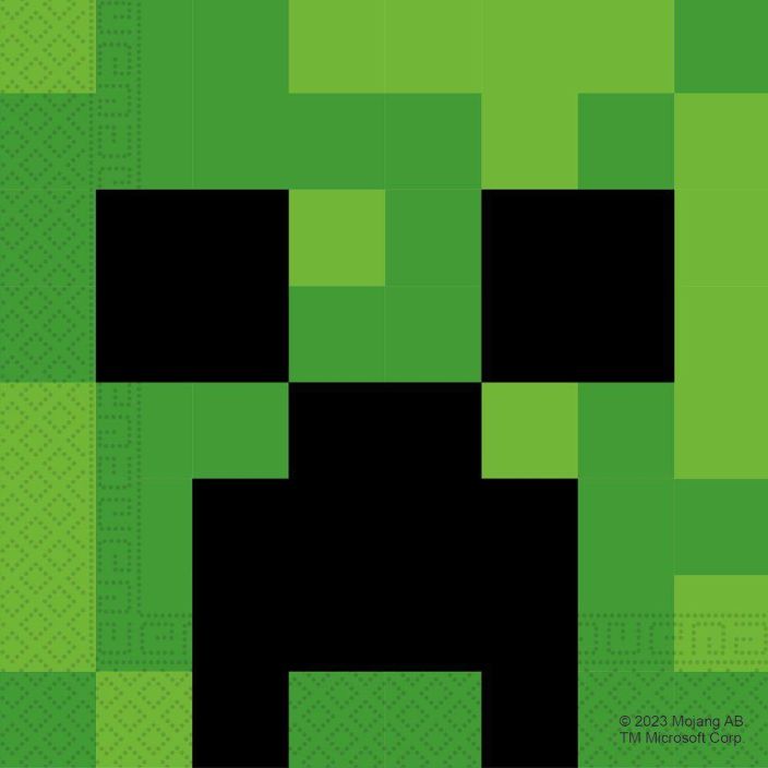 Lautasliina Minecraft 33x33cm 636099 924-3853