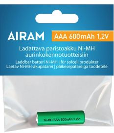 Airam Paristoakku Ni Mh 600mAh AAA 1,2V