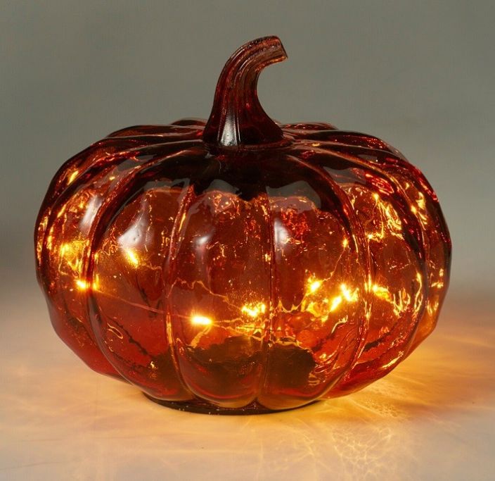 Kurpitsa led-valolla 13cm ADG000250 tuotekuva 2 Kurpitsa led-valolla 13cm ADG000250 tuotekuva 2