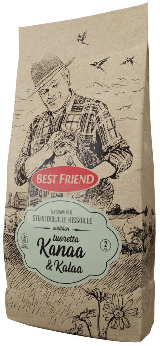 BF kana&amp;kala ster. kissoille 2kg 1211710 905-632 1211710