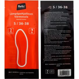 Retki Lämpöpohjallinen 2kpl S 23cm 36-38