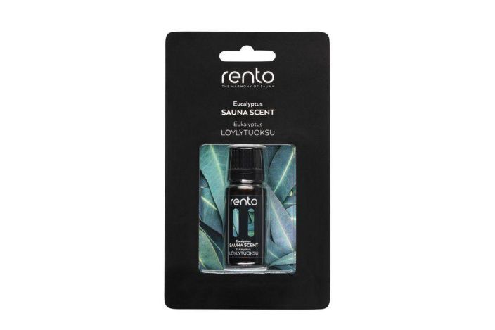 Rento loylytuoksu 10ml eukalyptus Eukalyptusta, kirpean vihreita lehvia, lammittavia yrtteja. Saunaillan aromaattinen