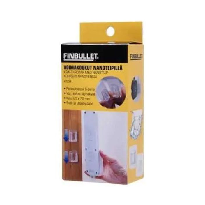 Voimakoukut 60 x 70mm 6-paria 942-033