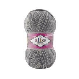 Alize Superwash 7676 Kirjava tuhka 100g