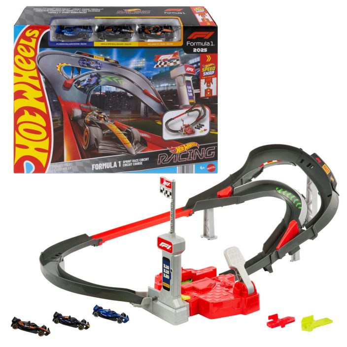 Hot Wheels Racing Formula 1 Sprint Race Circuit -ratasetti 02026035 tuotekuva 1 Hot Wheels Racing Formula 1 Sprint Race Circuit -ratasetti 02026035 tuotekuva 1
