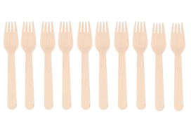 Saana Saana kertakäyttöhaarukka puinen 10kpl 600314