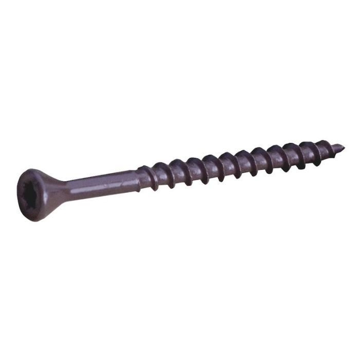 Terassiruuvi 4,2x55 ruskea 250kpl Terassiruuvi 4,2x55 ruskea 250kpl 916-1248