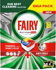 Fairy Fairy konetiskitabletti 71kpl Platinum Plus Deep Clean