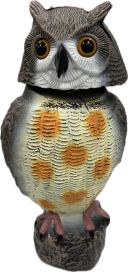 Linnunkarkoitin pöllö heiluvalla päällä