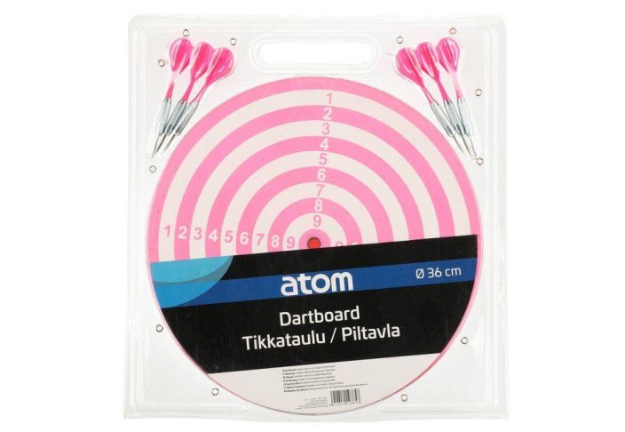 Atom sports tikkataulu + tikat 6kpl 210385 tuotekuva 2 Atom sports tikkataulu + tikat 6kpl 210385 tuotekuva 2