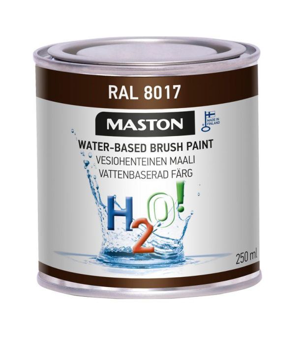 H2O! RAL8017 Suklaanruskea 250ml 1718017 908-694
