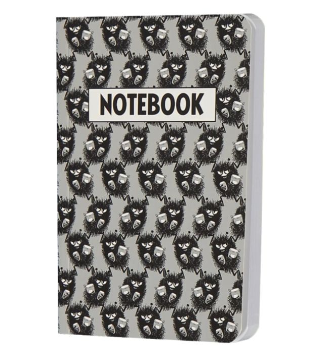 Muumi Pop Art muistikirja A6 harmaa 42986 930-190 harmaa A6 Muumi Pop Art muistikirja A6 harmaa 42986 930-190 harmaa A6